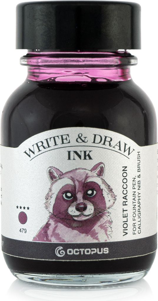 Write and Draw Ink 479 Violet Raccoon, Schreib- und Zeichentusche, 50 ml