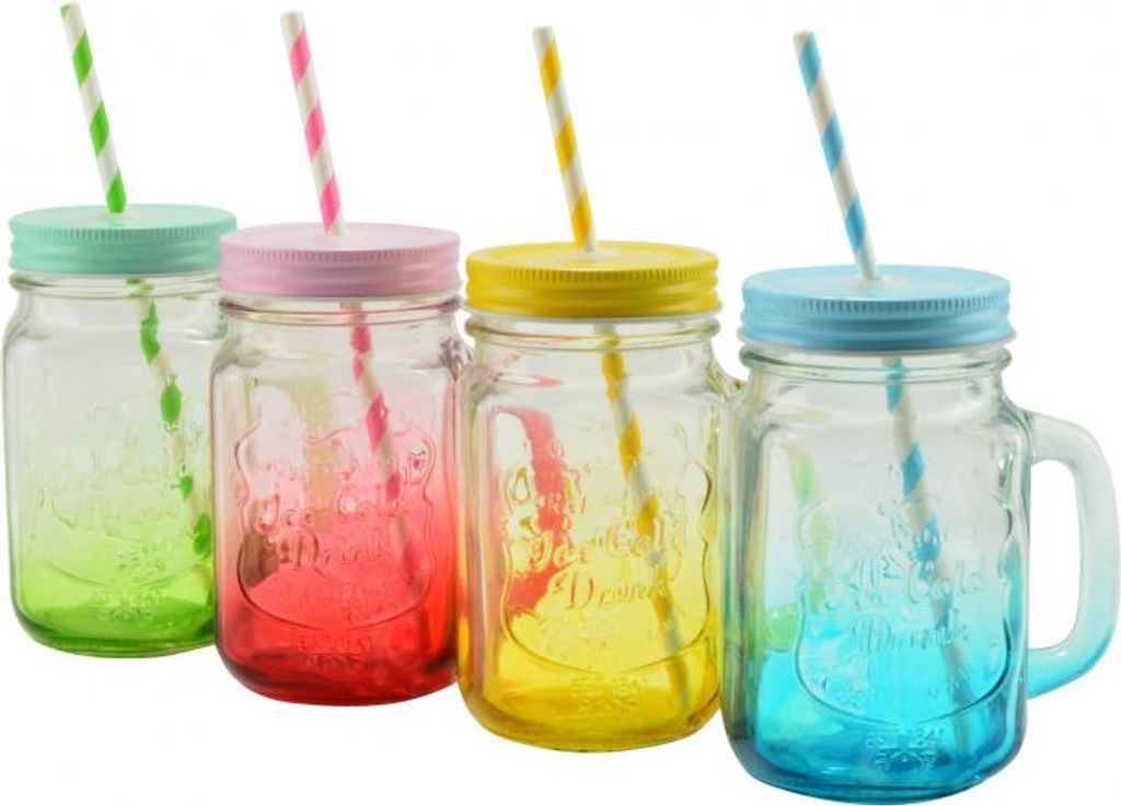 Hrnek s uzávěrem a brčkem 450ml 53626 Obrázek produktu 