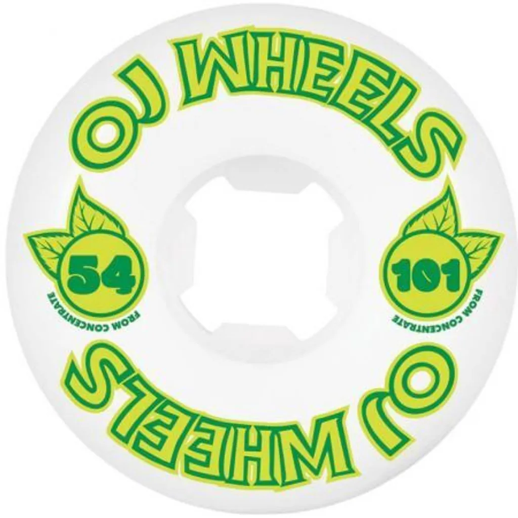 Roues de skate 101a OJ Wheels Concentrate 54mm dures et résistantes