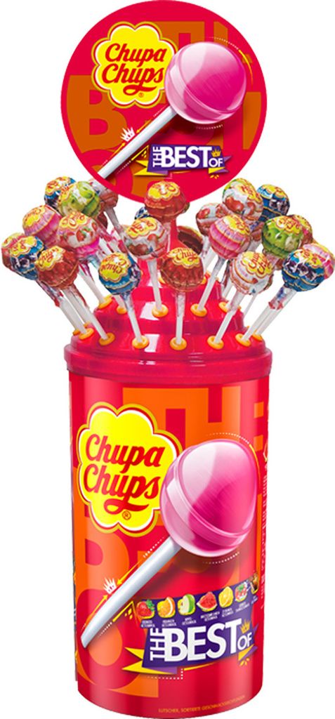 Chupa Chups The Best Of, Jablko, Kola, Krémová, Strawberry, Obrázok produktu 