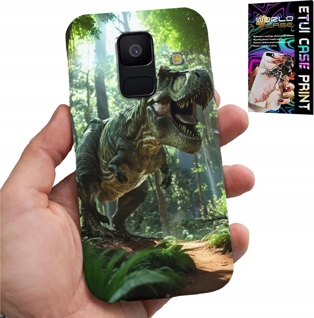 Cover T-Rex Samsung A6 2018 - Custodia Slim Fit + Screen Protector