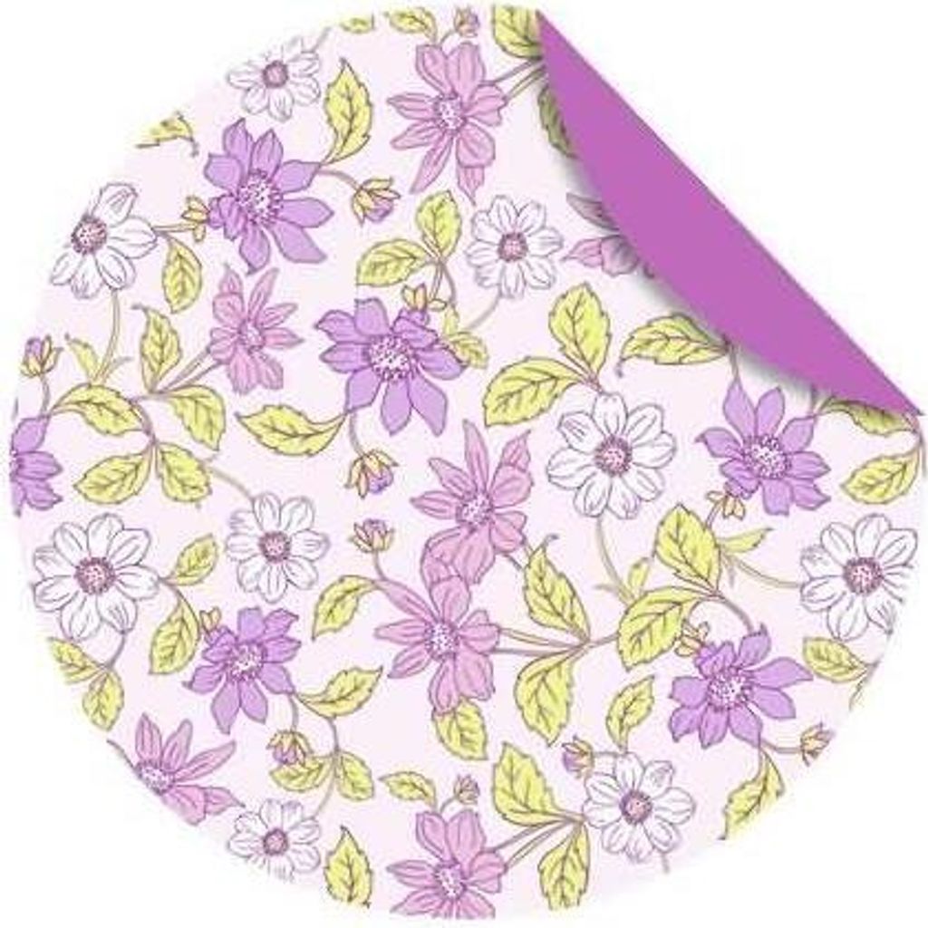 Faltblätter Florentine Anemonen 80g/qm 10cm rund VE=65 Blatt Motiv 03