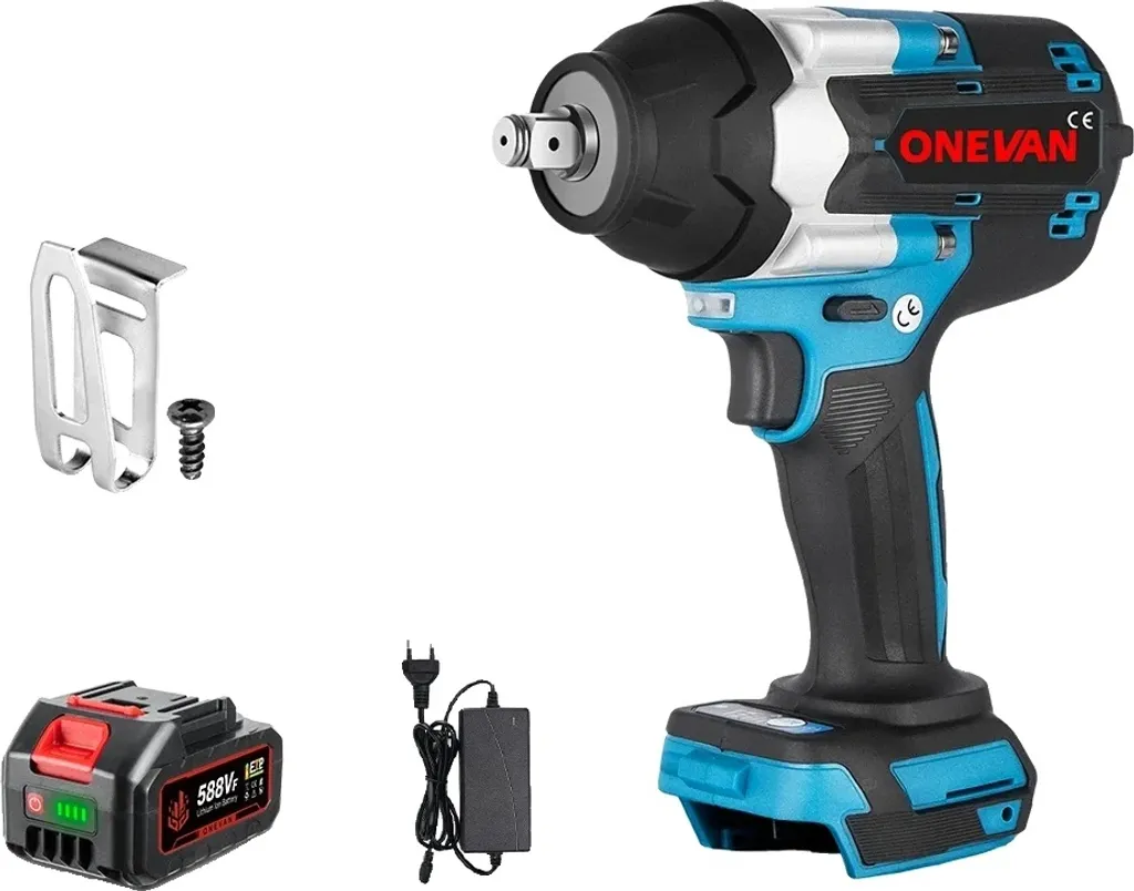 Potente Avvitatore a Impulsi Elettrico 1800Nm Brushless con Batteria