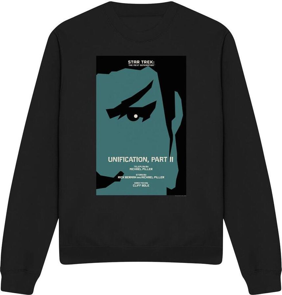 Star Trek - "The Next Generation Season 5 Episode 8" Sweatshirt für Herren/Damen Uni TV11886 (XL) (Schwarz)