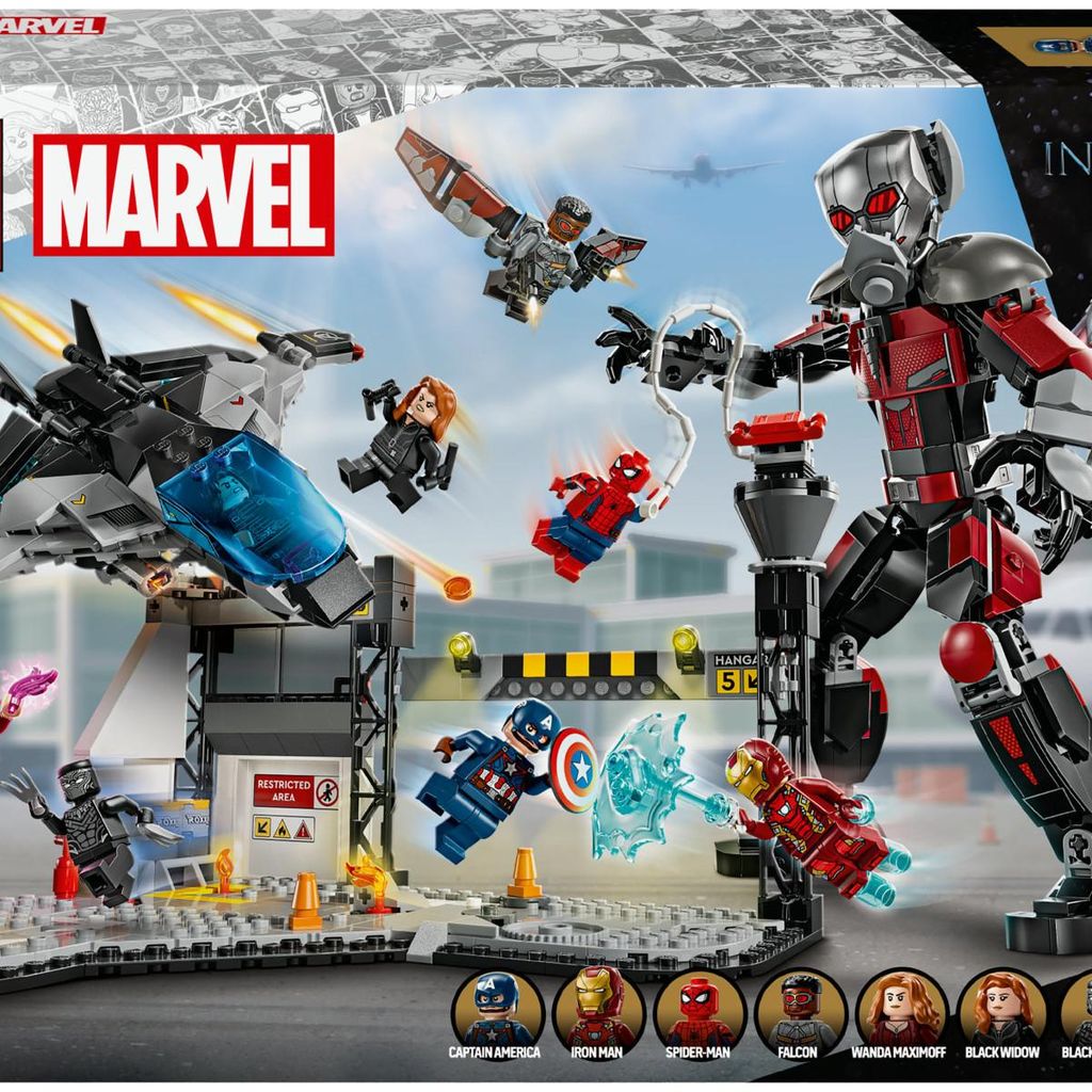 LEGO Marvel 76314 Action de bataille Captain America : Image du produit 
