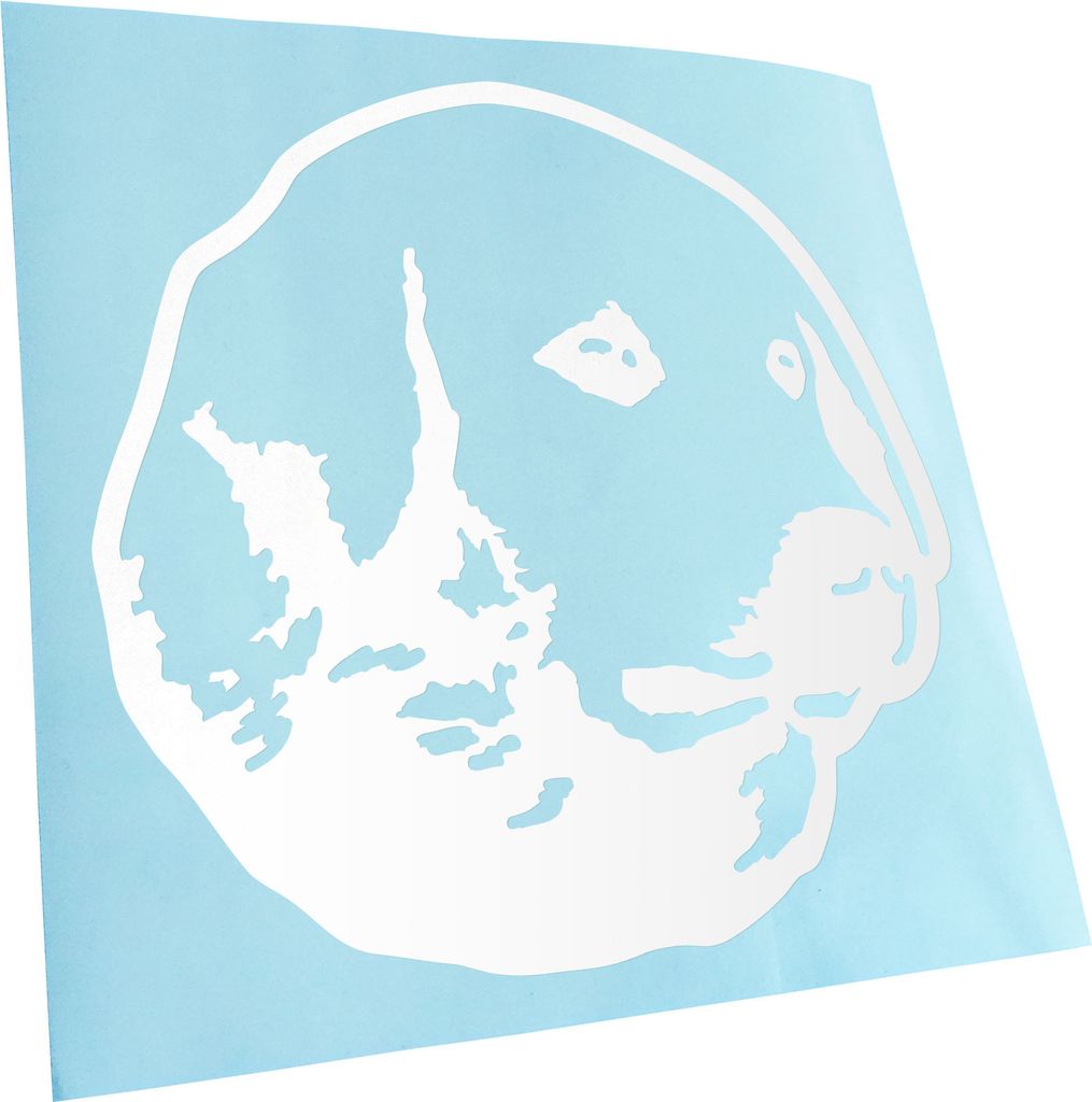 Kiwistar - Autoaufkleber - kuvasz Hund - Mattschwarz - 10x10cm - Aufkleber für Auto, Laptop, Fahrrad, LKW, Motorrad mehrfarbig JDM Decal Racing