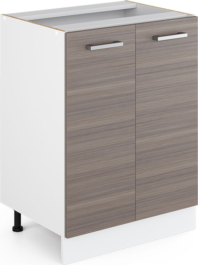 Unterschrank Vicco R-Line Grau 60 cm mit Türen, ohne Produktbild 