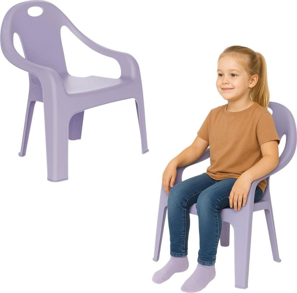 Lucky Kunststoff-Babystuhl Langlebigkeit Flieder