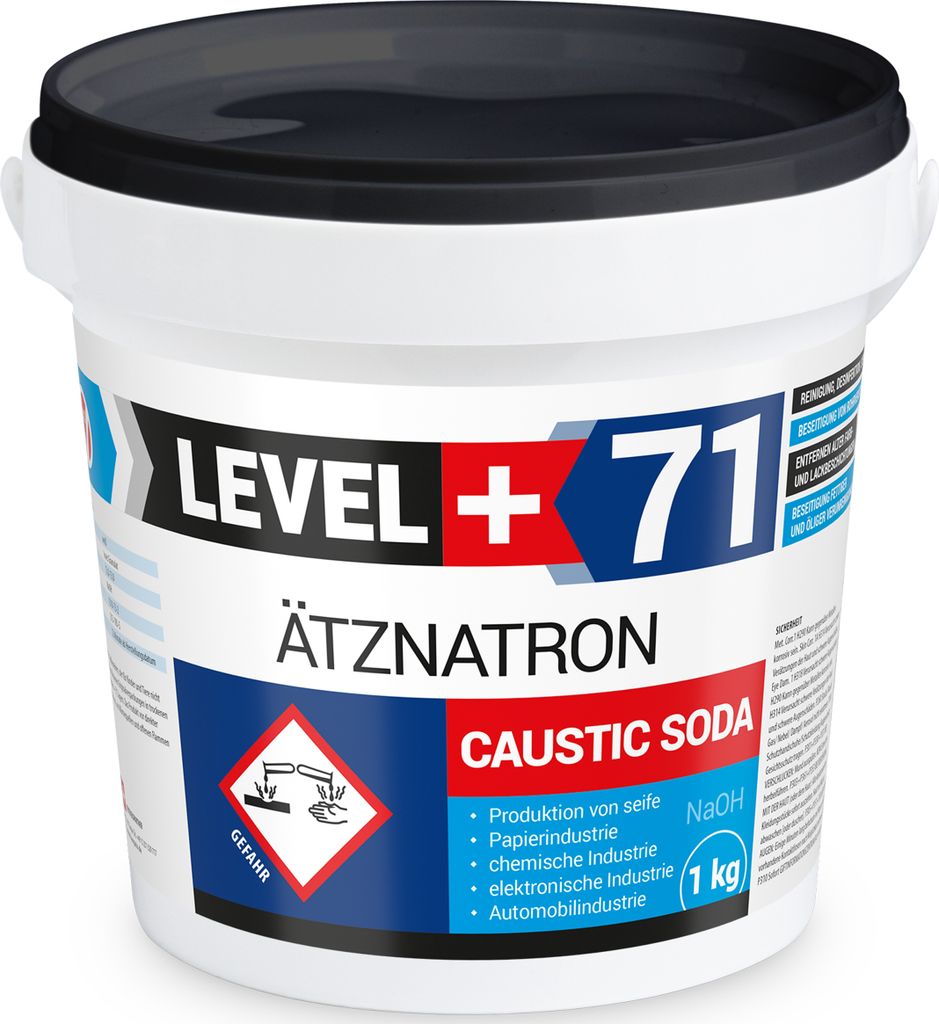 Kaustisches Soda 1St. EIMER 1kg NaOH, Natriumhydroxid Produktbild 1