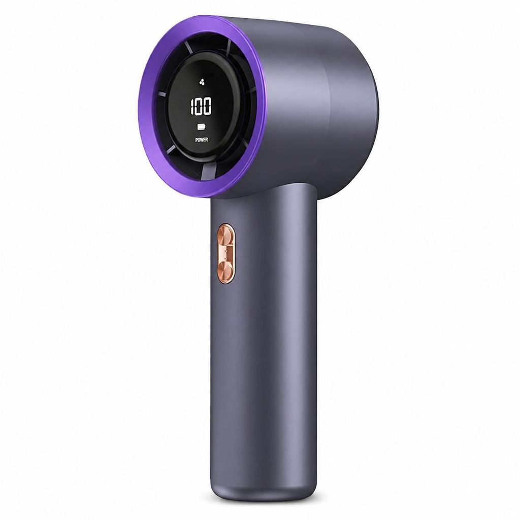 Tragbarer Handventilator wiederaufladbar USB-C, Mini Produktbild 