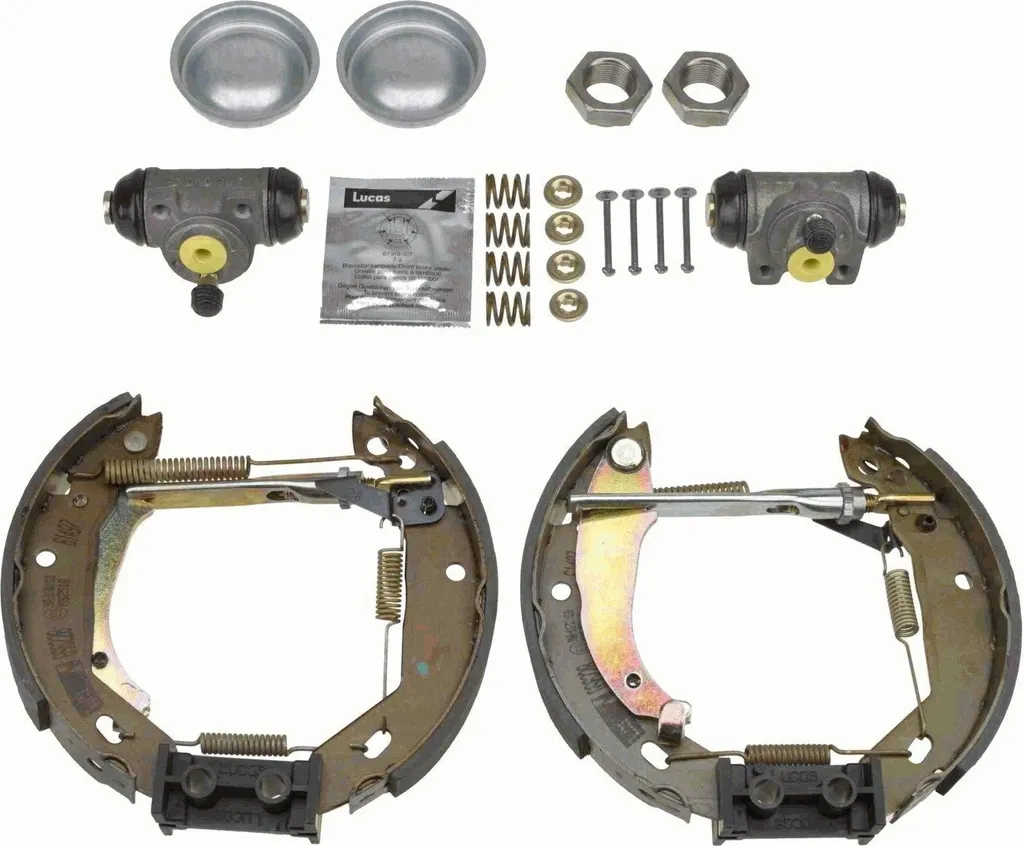 TRW GSK1247 Jeu de mâchoires de frein arrière OE 4241 9C pour Peugeot 306