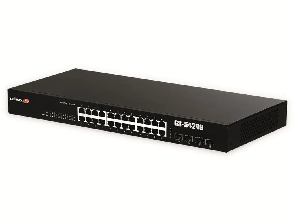 Switch RJ45 Edimax GS-5424G idéal pour interconnecter vos bureaux de PME - 2