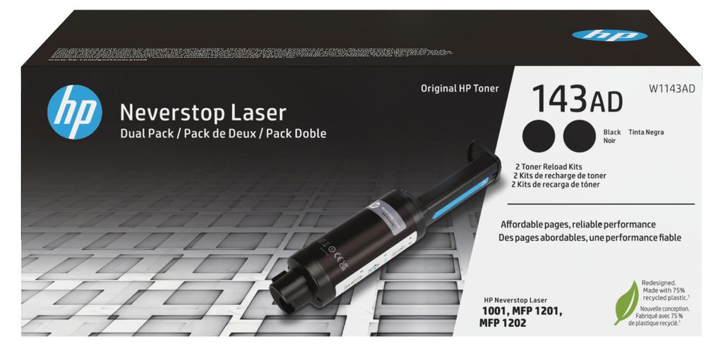 HP 143AD 2x  Schwarz                 Tonerpatrone Immagine del prodotto 