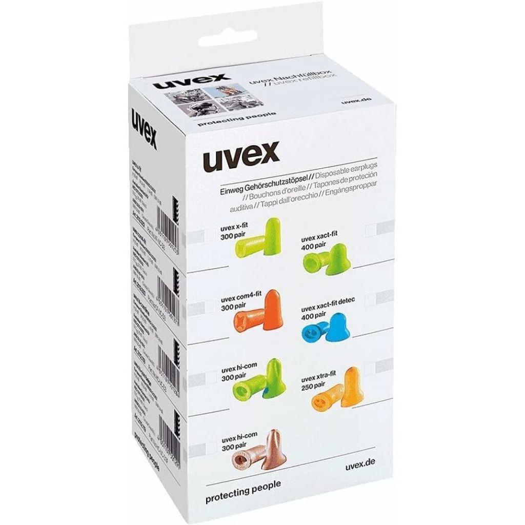 uvex Gehörschutz-Nachfüllbox "one2click" Farbe: lime 300 Paar