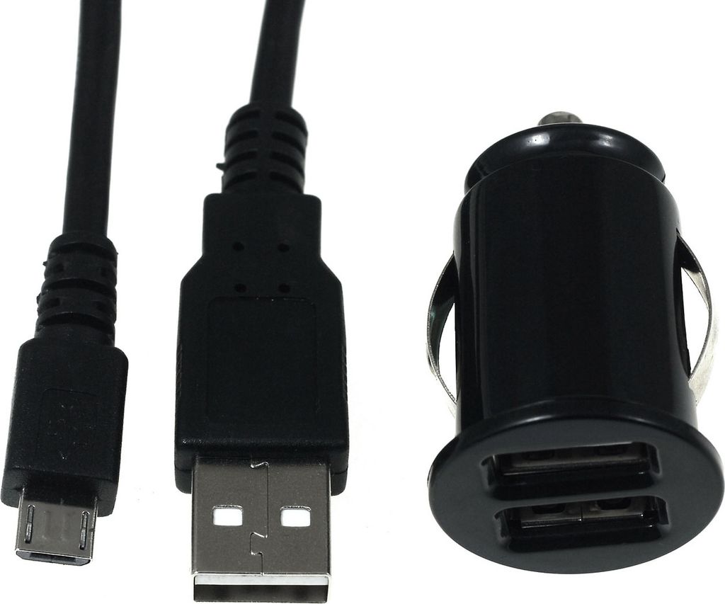 Mini KfZ-Ladeadapter inkl. 2.0 High-Speed Ladekabel für Sony Xperia Z / Z2 / Z3 / XZ