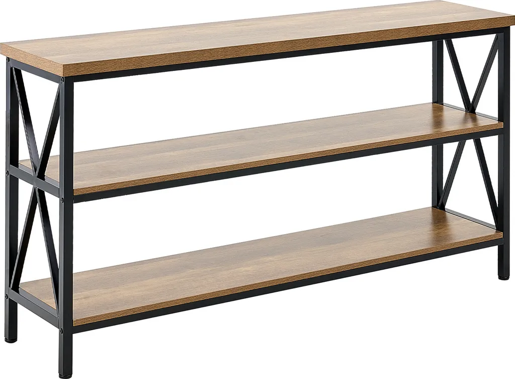 Console Gain de Place 140cm pour Entrée Étroite Table Basse Fine Salon