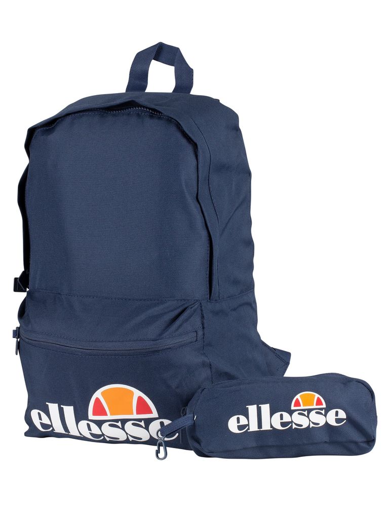 Ellesse Herren Rolby Rucksack & Federmäppchen, Blau One Produktbild 