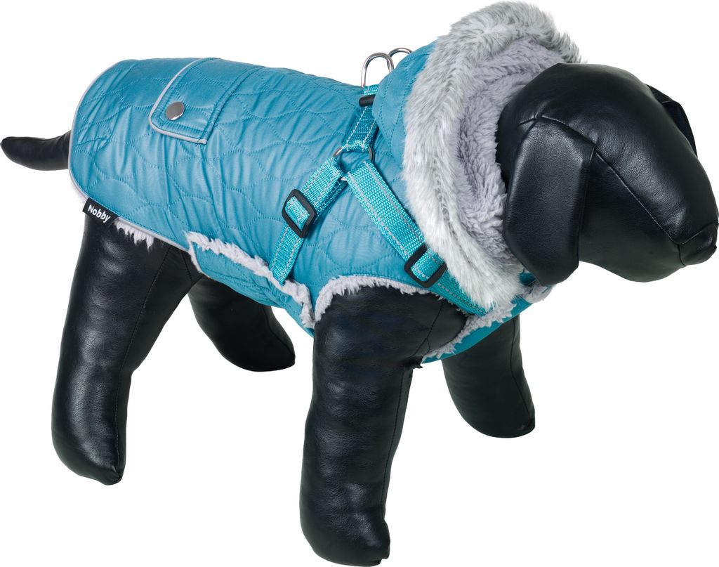 Nobby Hundemantel Polar 2in1 petrol, Rückenlänge: 44 cm