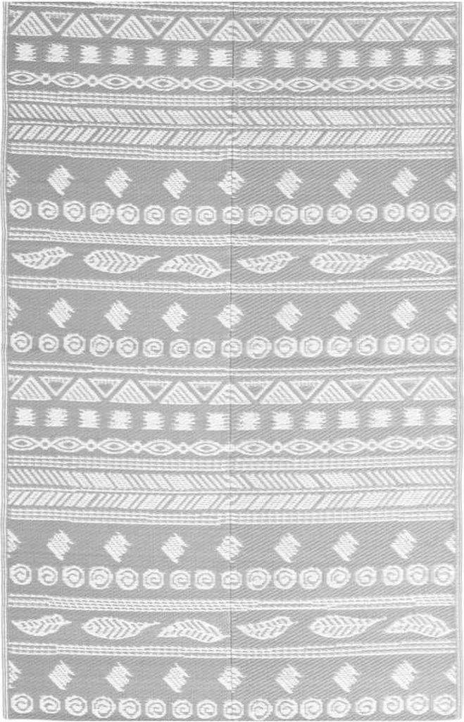 vidaXL Vonkajší koberec ARAKIL Grey 120x180 cm PP Obrázok produktu 