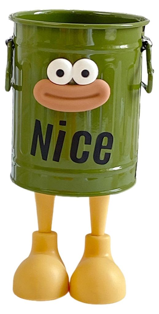 Stiftehalter aus Metall mit Cartoon-Motiv, Aufbewahrungsorganizer für Stifte, Bleistifte, Radiergummis, Buntstifte und Filzstifte, großes Fassung...