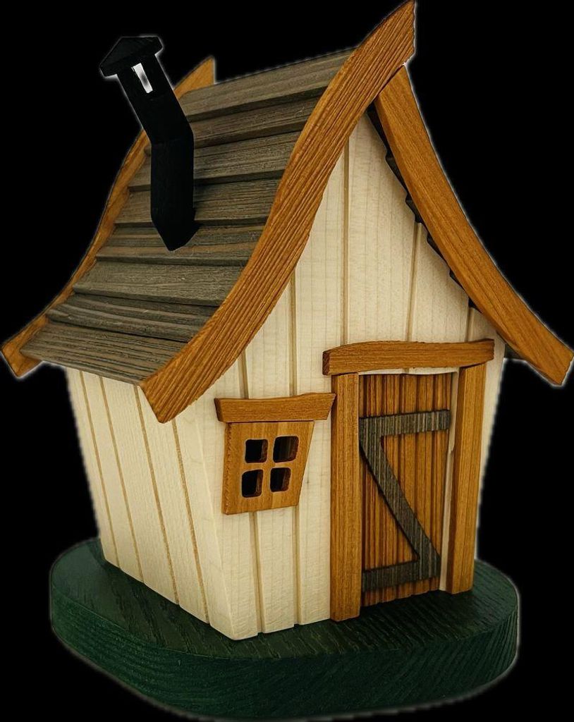 Rauchhaus Abenteuerhaus Natur Höhe 20cm NEU