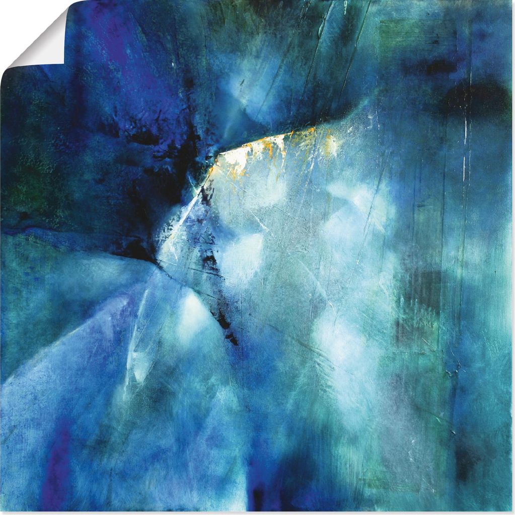 ARTland Poster Komposition in blau Größe: 70x70 cm