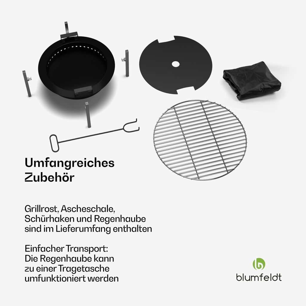 Blumfeldt Ignite Pure Feuerschale - Fast Rauchfrei, Produktbild 5
