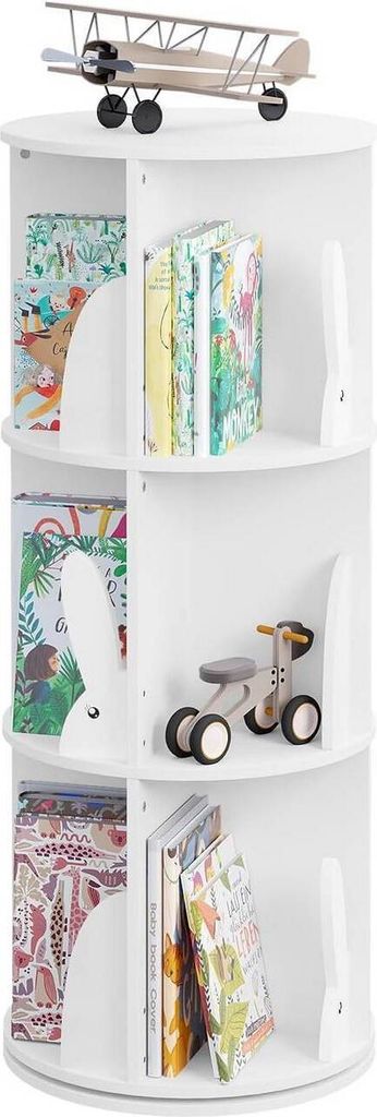 WOLTU Bücherregal, drehbares Kinderregal mit 3 Ebenen, Produktbild 9