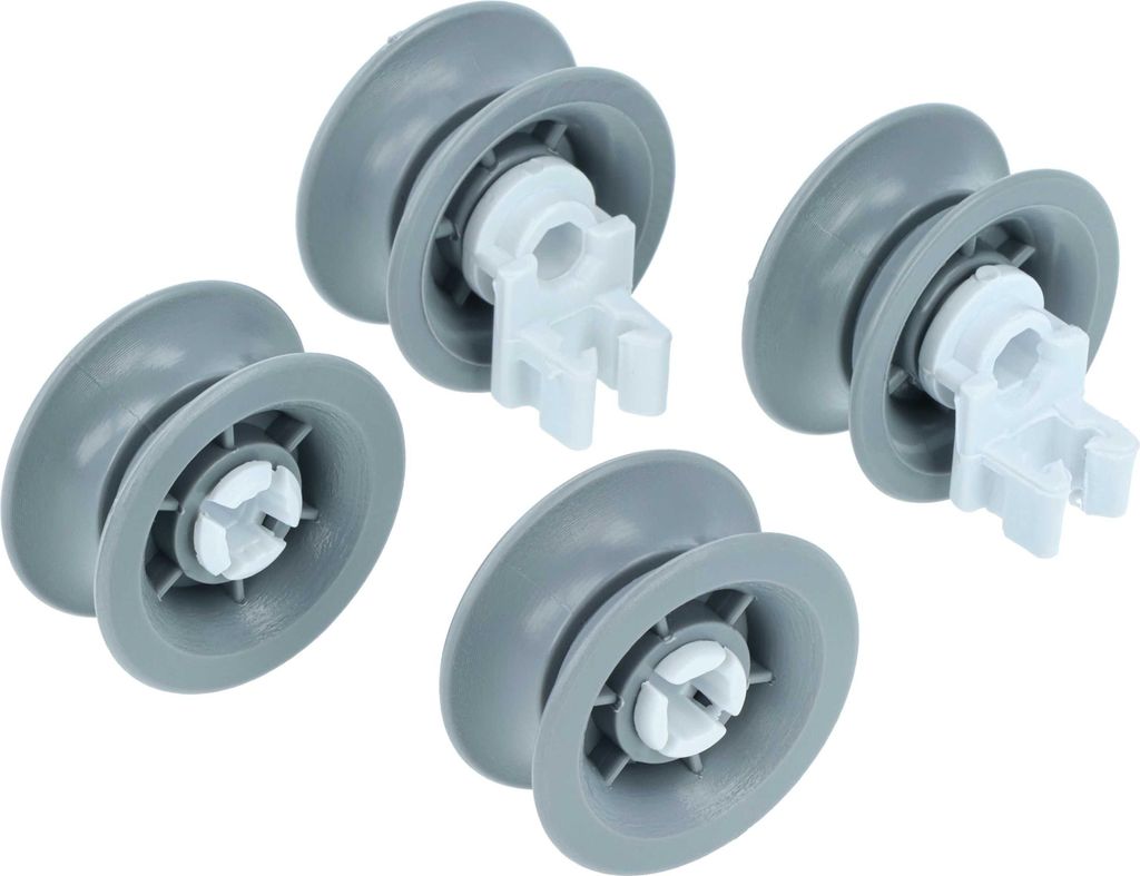 vhbw 4x Korbrolle für Unterkorb Ersatz für Küppersbusch 436724 für Geschirrspüler - Durchmesser 31 mm