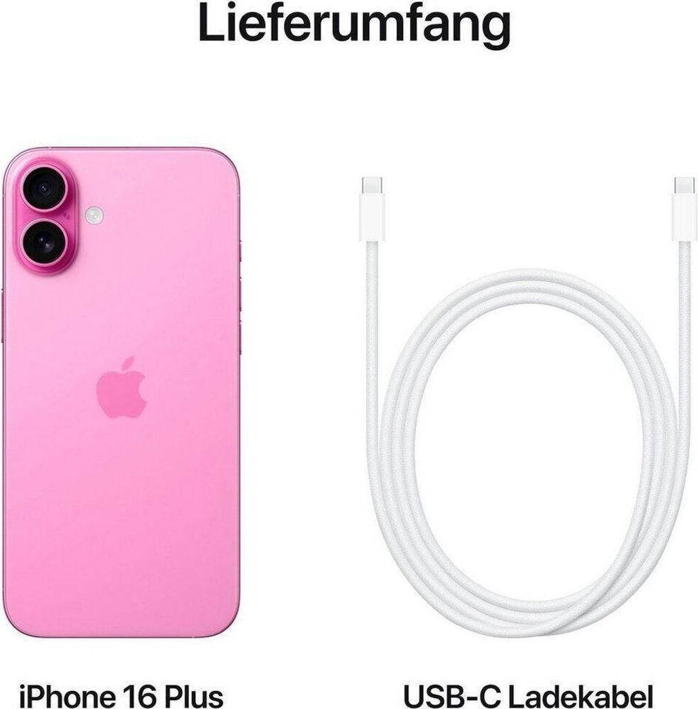 Apple iPhone 16 Plus 128 GB różowy Zdjęcie produktu 12