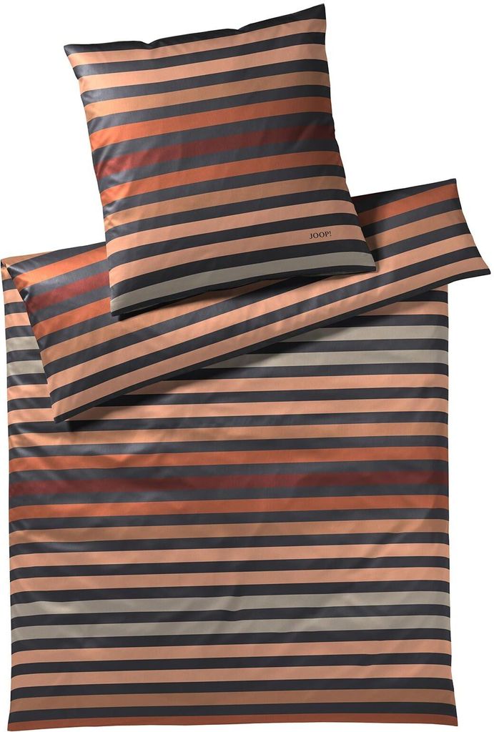 JOOP! Mako-Satin Kissenbezug einzeln Tone Farbe Copper Größe 80x80