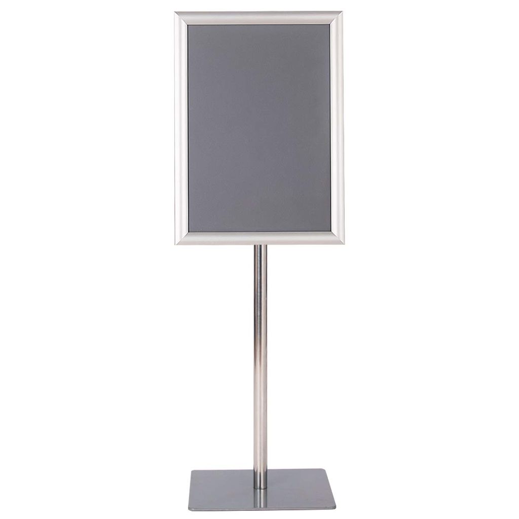 GOPLUS Infoständer A3, Informationsständer höhenverstellbar &drehbar, Plakatständer, Präsentationsständer, Werbeständer Silber