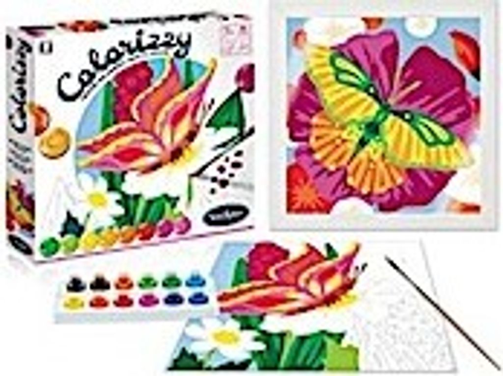 Sentosphère Malen nach Zahlen Wellensittiche - Kreativset für Kinder