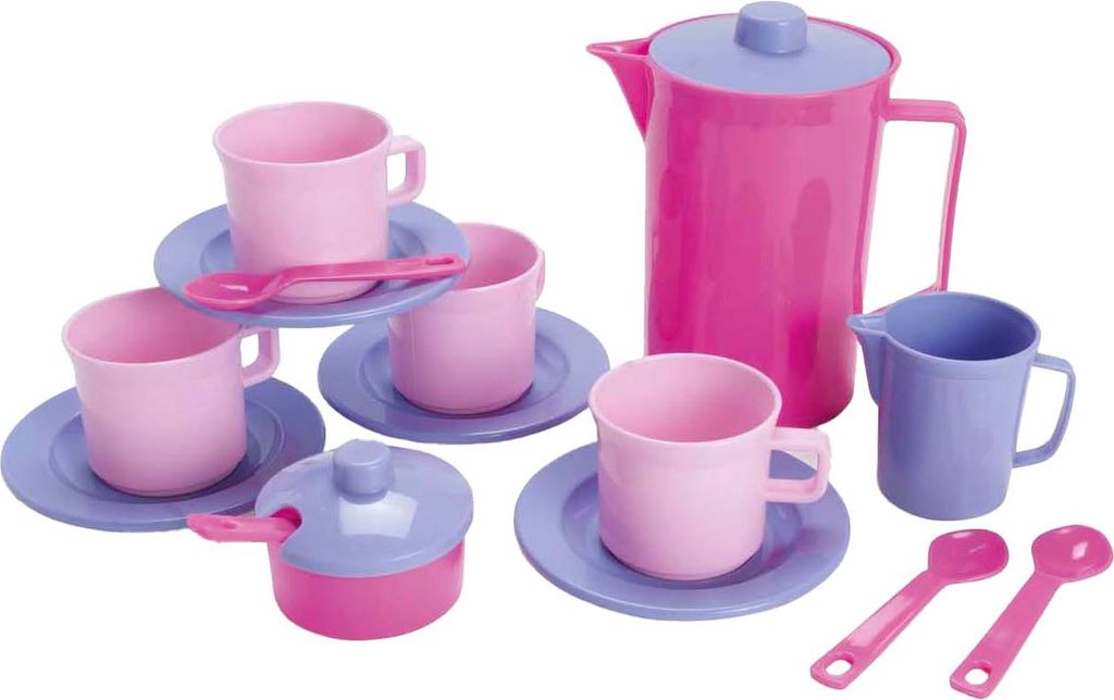 Dantoy Koffieset rose, lilas 17dlg. Image du produit 