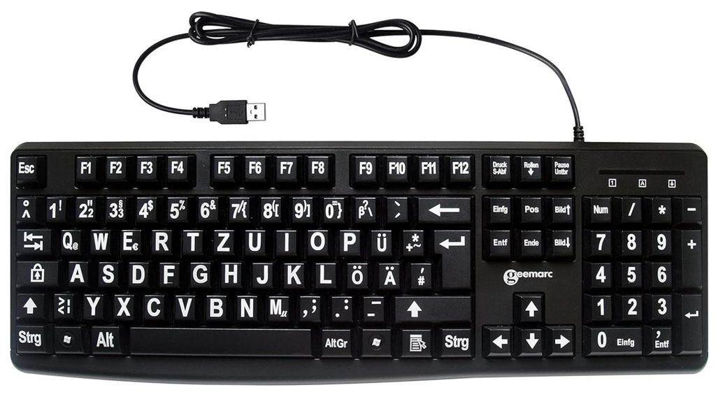 geemarc 3521350020779 Geemarc Tastatur mit großen Tasten Immagine del prodotto 