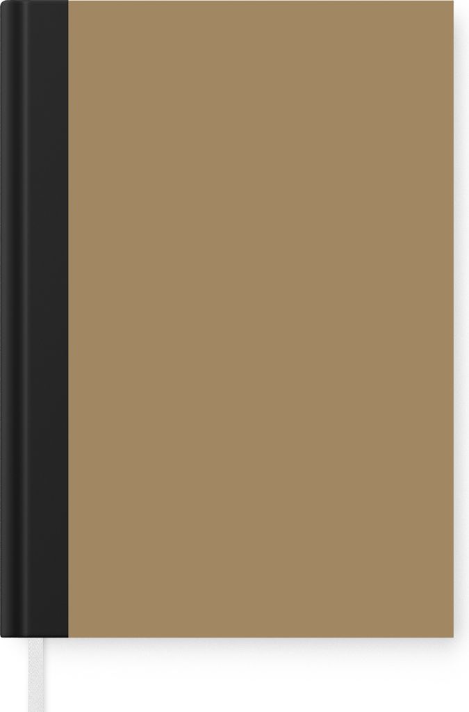MuchoWow Notizbuch Tagebuch Haushaltsbuch Notebook A5 Palette - Beige - Innenbereich - Notizblock - Notizheft - Notebook - Schreibblock - Papier
