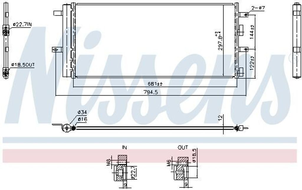 NISSENS 940899 Kondensator Klimaanlage für FORD S-Max (CJ) +Trockner