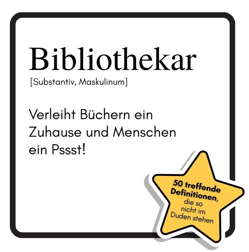 Bibliothekar: Verleiht Büchern ein Zuhause und Menschen ein Pssst! Das lustige Geschenkbuch für Mann, Frau, Kollege, Freund zu Geburtstag, Weihna...