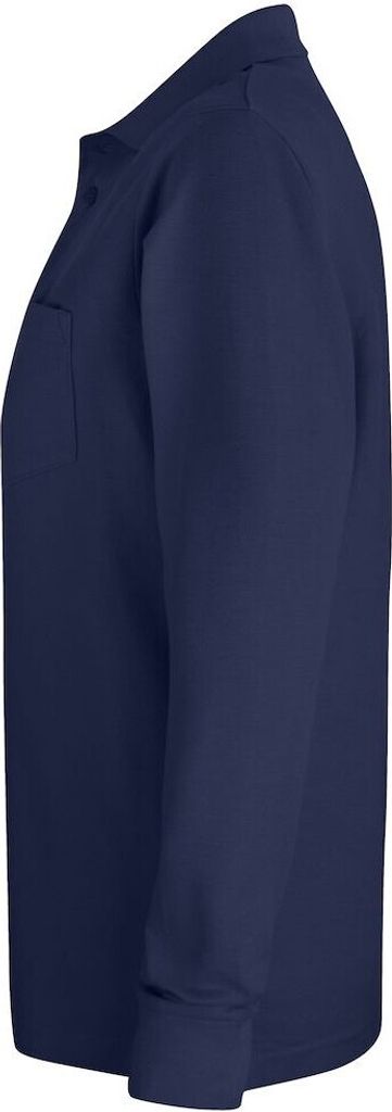 Clique - Poloshirt für Herren/Damen Uni Langärmlig UB364 Produktbild 4