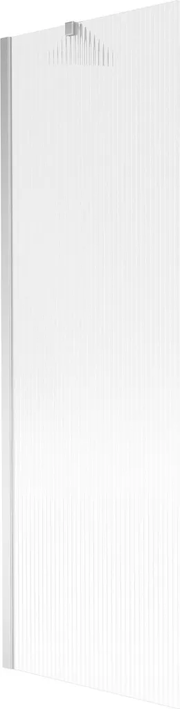 Mexen Next paratia per vasca da bagno a 1 anta 60 x 150 cm, righe, cromo - 895-060-000-00-09-01