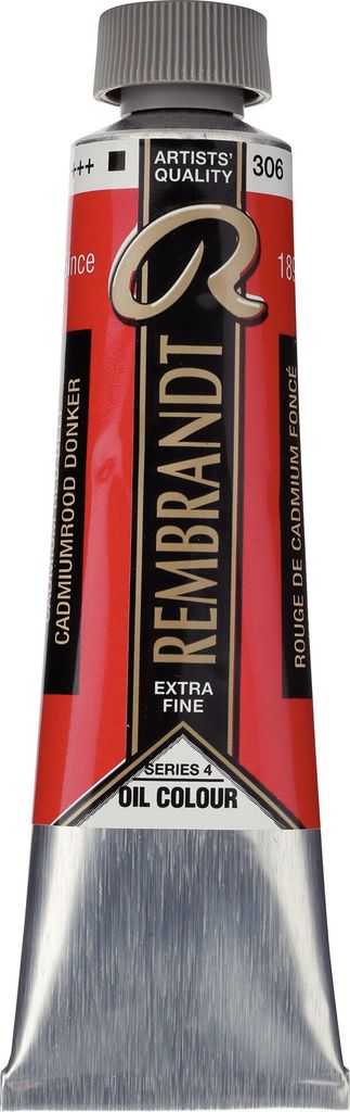 Rembrandt Ölfarbe Tube 40 ml Kadmiumrot Dunkel 306