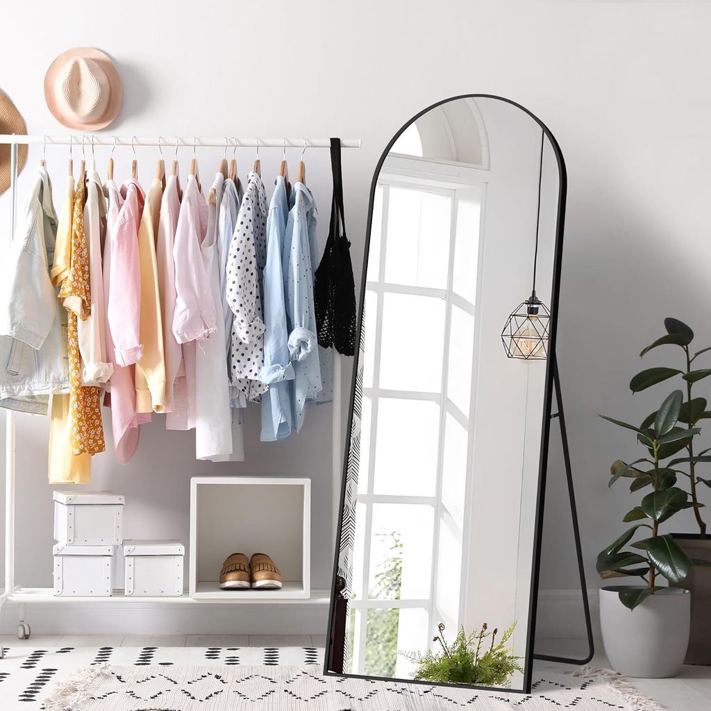 OKWISH Bogen Ganzkörperspiegel –Gewölbter Standspiegel Produktbild 2