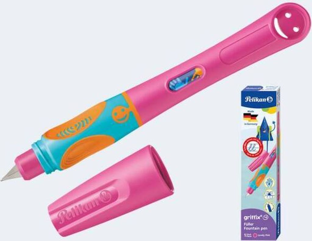Pelikan griffix® Patronenfüller pink A (für Anfänger) Produktbild 2