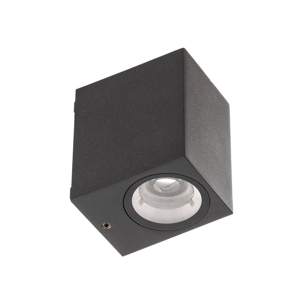 Lucande LED-Außenwandleuchte Tavi, anthrazit, 9,5 cm, IP54