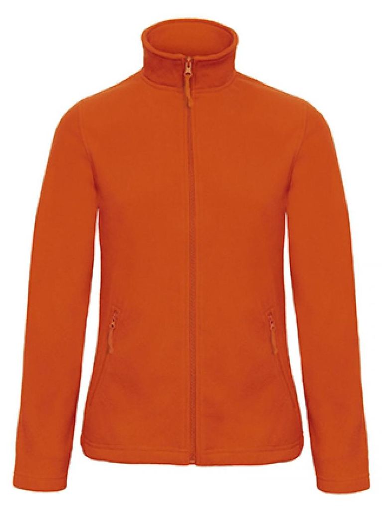B&C FWI51 | Damen Microfleece-Duo Jacke ID.501 - Farbe: Pumpkin Orange - Größe: XS