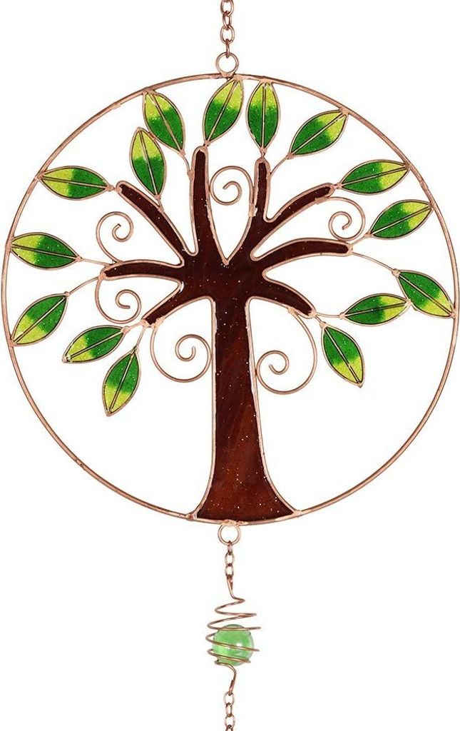 Something Different - Windspiel, Lebensbaum SD3243 (Einheitsgröße) (Grün/Braun/Bronze)