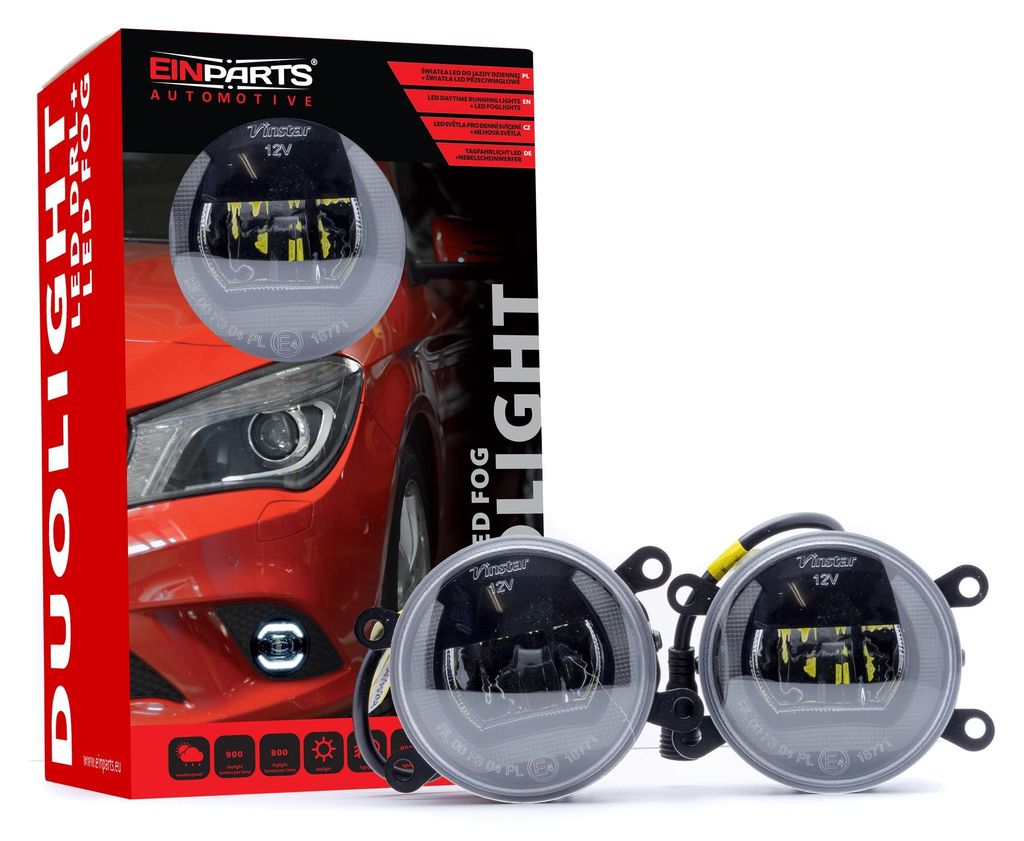 EINPARTS DUOLIGHT DL06 H8 H11 LED Nebelscheinwerfer Vorne passend für MERCEDES-BENZ CITAN Kasten (415) Nebelleuchte