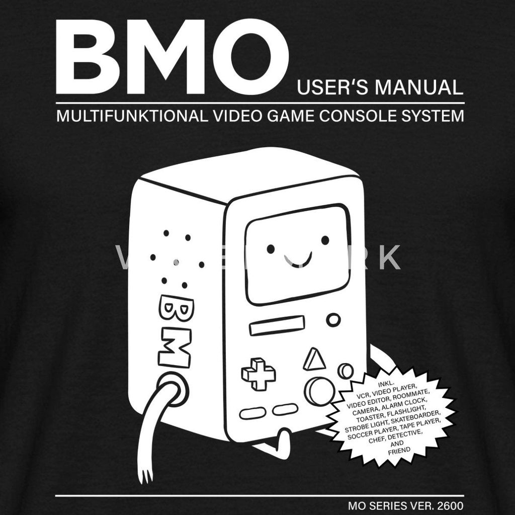 Spreadshirt Adventure Time Mit Finn Und Jake BMO Beemo Männer T-Shirt, S, Schwarz