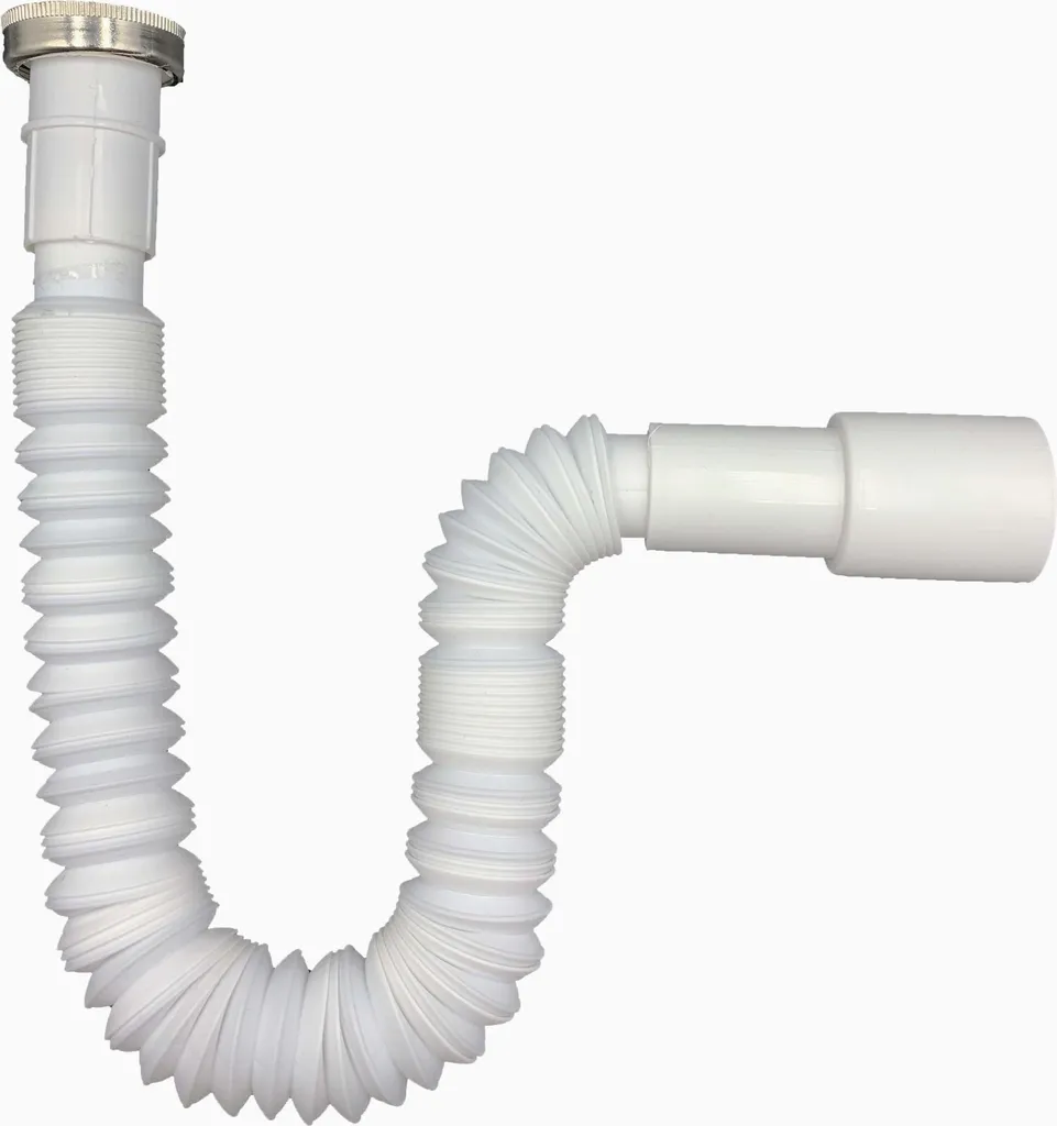 Sifone Flessibile 5/4 x 32/40 mm | Tubo Scarico Lavello Cucina