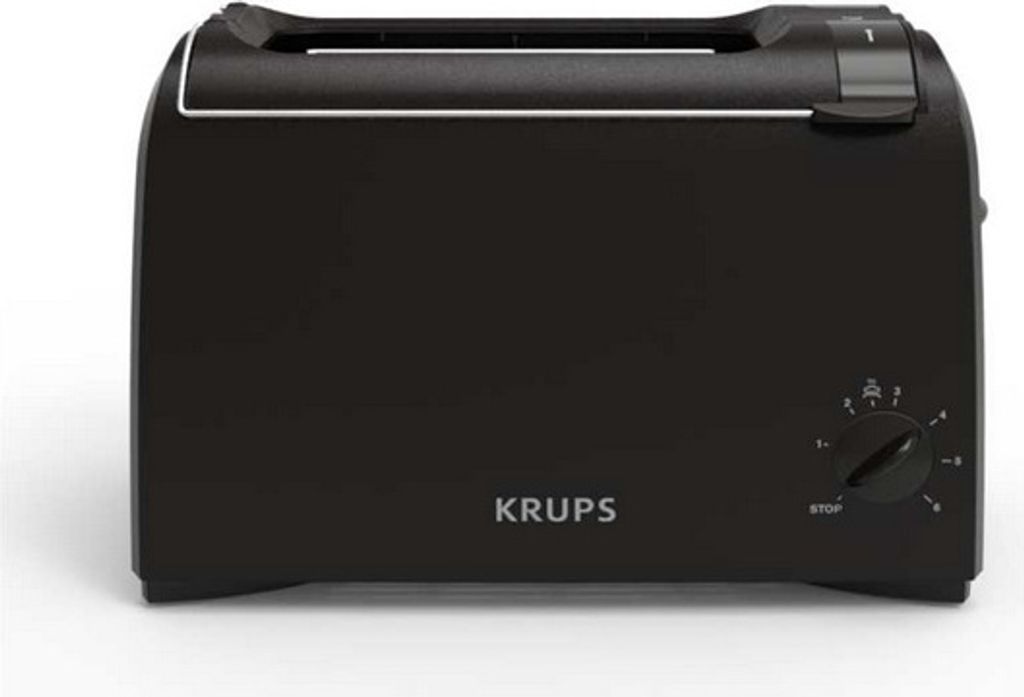 Krups ProAroma Toaster 2 Scheibe(n) Schwarz 700 W Produktbild 